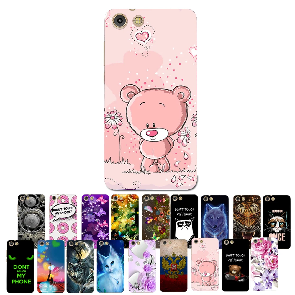 Phone Cases Hot Sale Lovely Cute Pink Bear Pattern Case For Prestigio