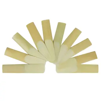 

SLADE 10 pcs/ Box High Grade Eb Alto Saxophone Reed Sax Bamboo Reeds Strength 2.5 Woodwind Instrument Accessories