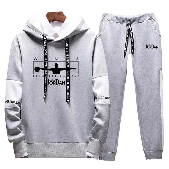 jordan grey sweatsuit