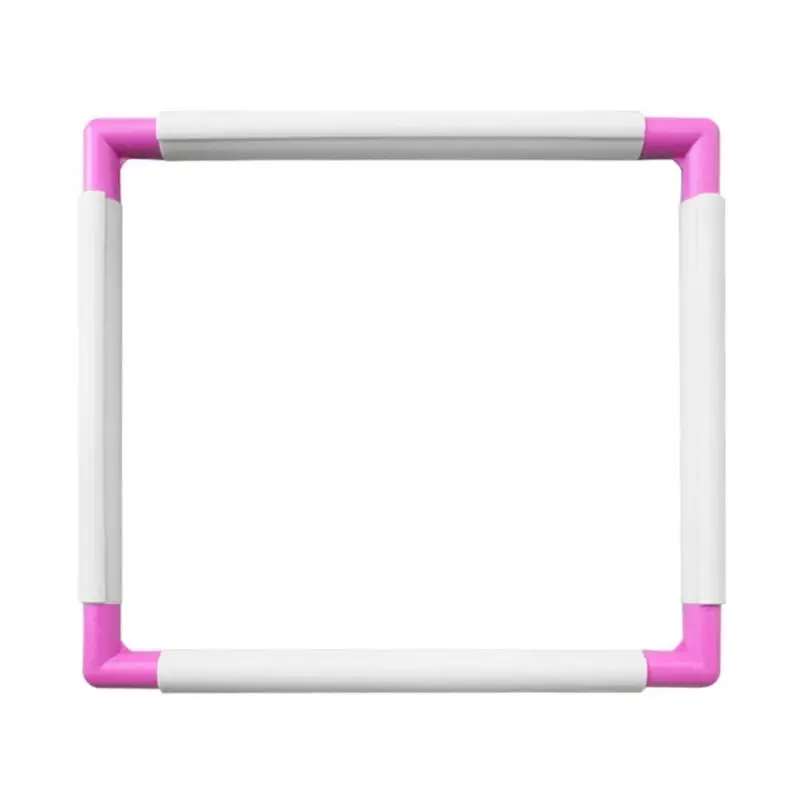 DIY Plastic Embroidery Frame Hoop Square Shape DIY Needlework Craft Sewing Tool Sewing Craft Accessories