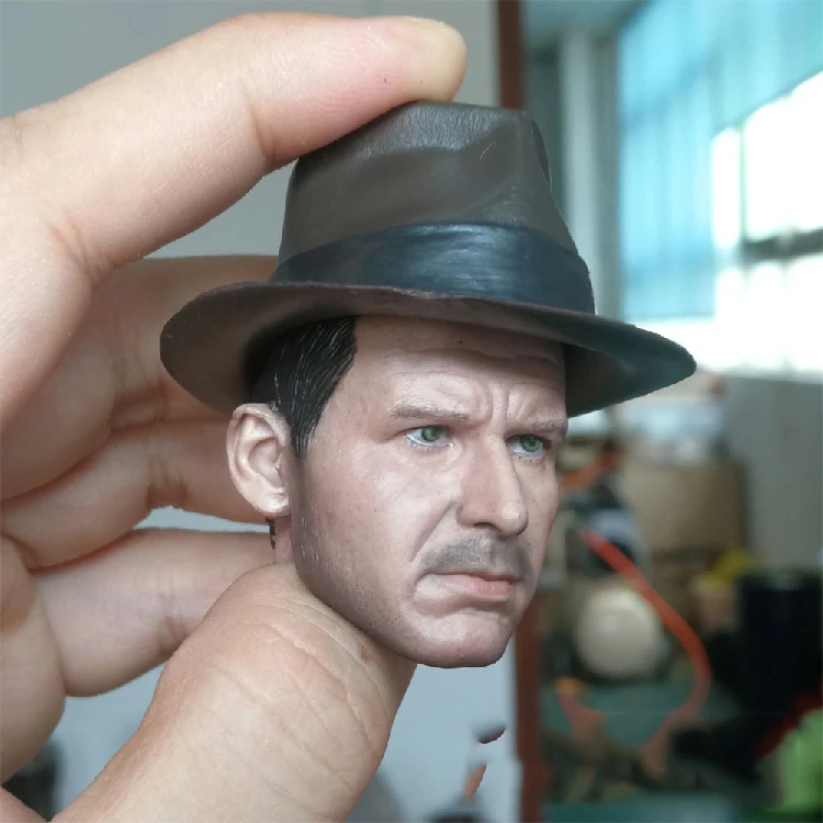 1/6 ковбойская голова Харрисона Форда лепка обычная версия для 12 экшн фигурок