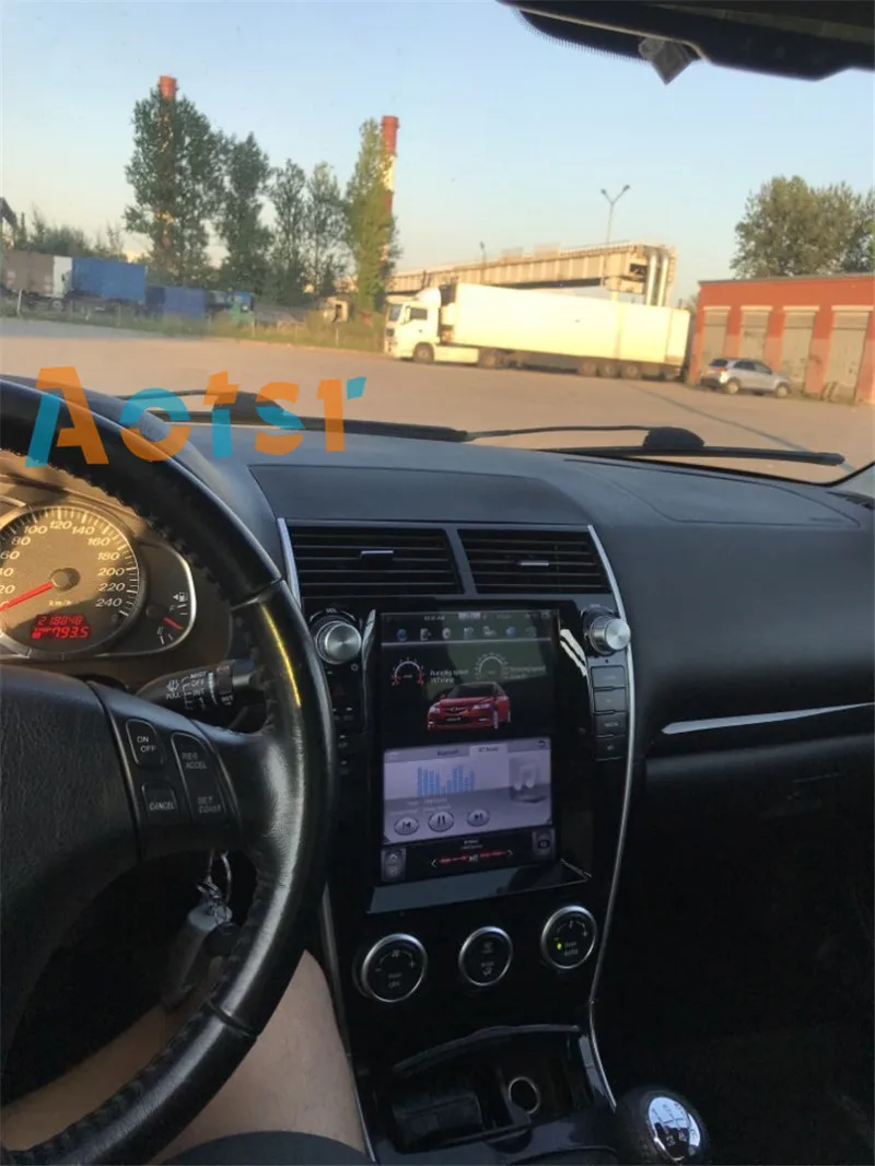 Tesla style 10," Android 6,0 32GB rom автомобильный без CD dvd-плеер gps навигация Мультимедиа стерео радио головное устройство для Mazda 6 2002