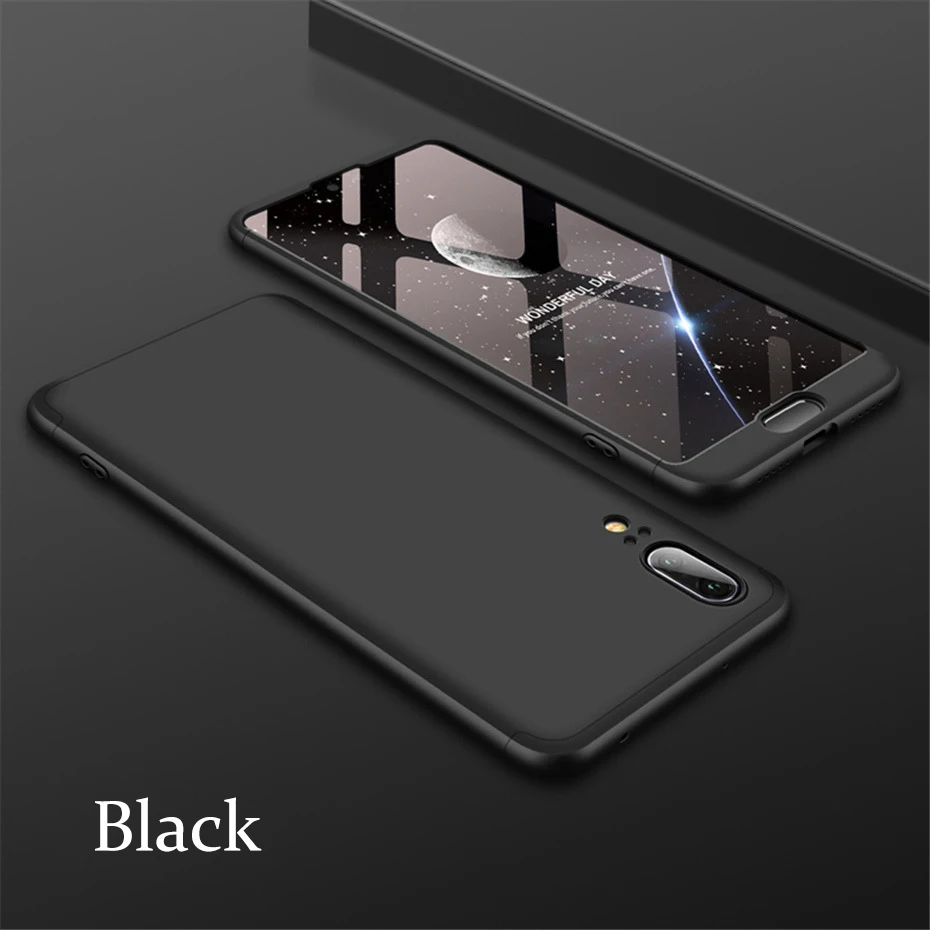 MOUSEMI Hard Case For Huawei P20 Lite Back Cover 360 Full Body With Tempered Glass On For Huawei P20 Lite P10 Lite P10 Plus Case  (4)