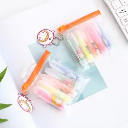 5 шт./компл. новый милый каваи конфеты цветные маркеры флуоресцентные ручка канцелярские принадлежности для студентов школьные