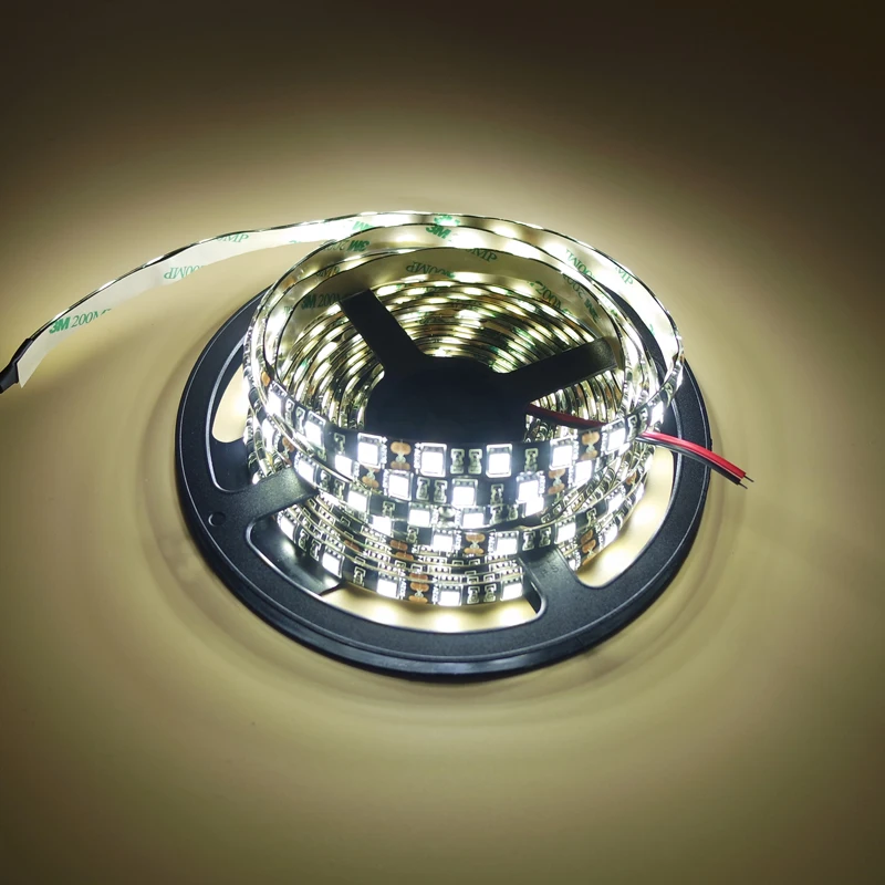 DC 12V светодиодная лента SMD 5050 черная печатная плата 60led/M Светодиодное освещение