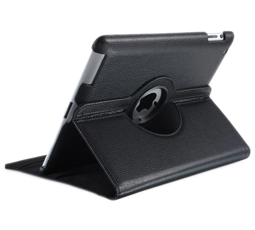 360 градусов вращающийся кожаный Smart Cover чехол для Apple iPad 2/3/4 чехол