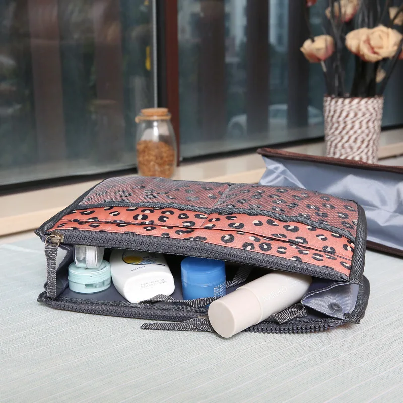 RUPUTIN, женская сумка-Органайзер для путешествий, косметичка для туалетных принадлежностей, наборы для путешествий, сумка для хранения, двойная цветная косметичка на молнии