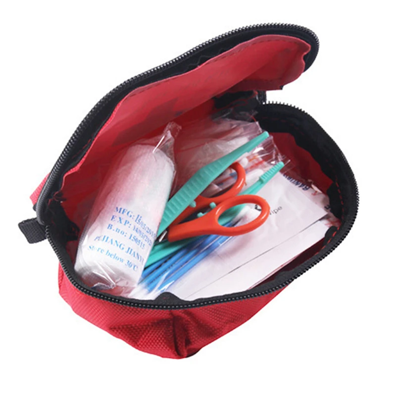 Emergency Lifesaving Bag Trousse De Premier-soin Secours Urgence Survie Sport Bag Outdoor 10 First Aid Kit Square Car