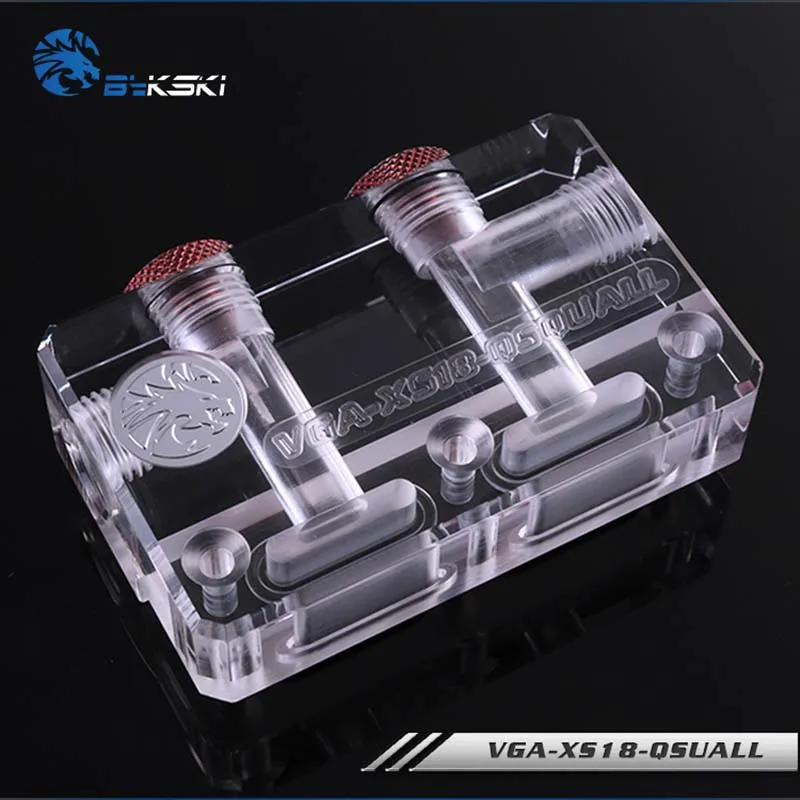 

Bykski Change Direction L-type GPU Block Bridge For Bykski's GPU Water Block Acrylic PMMA water cooler Refit