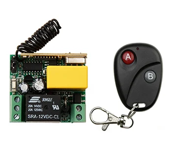 

Hot Sales AC220V 1CH 10A Wireless Remote Control Switch System teleswitch Receiver and Transmitter Applicance Garage Door