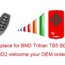 100 шт. B& D PTX5 PTX-5 Tritran Tri Чан двери гаража BND TB5 BD4 BD2 запасной пульт дистанционного DHL
