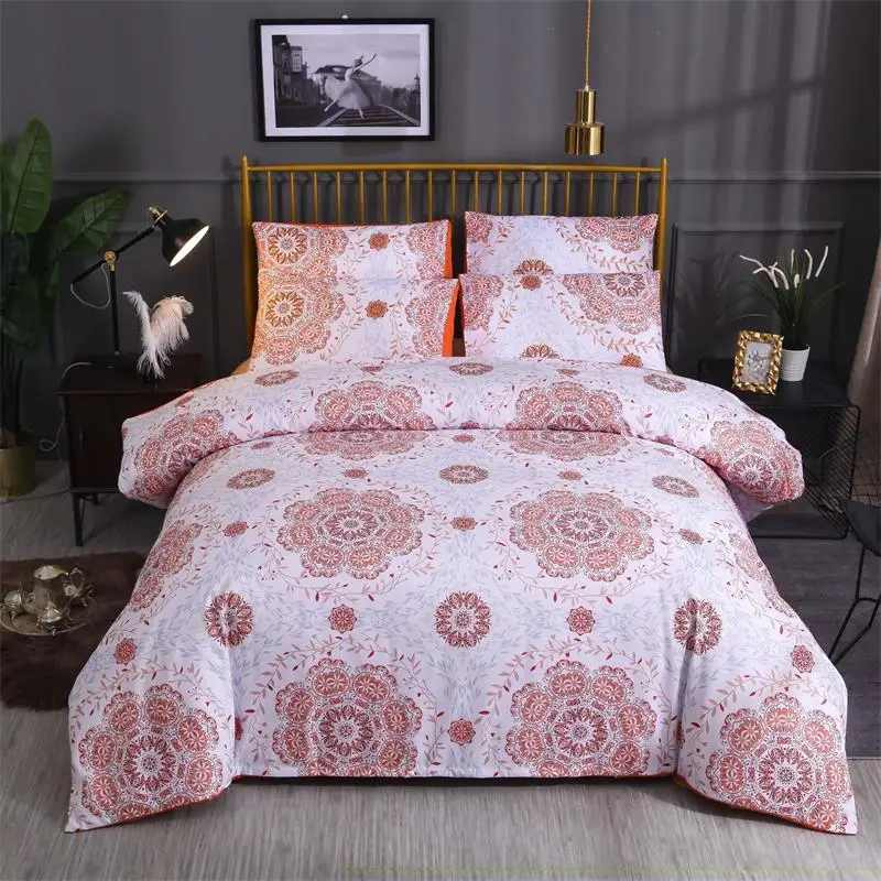 

BEST.WENSD Quality Winter Super soft comfortable beddings Western Single double bed 3D Autumn leaves cat Quilt sets ropa de cama
