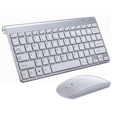 Мини беспроводная клавиатура и мышь 2,4G Портативный Эргономичный ноутбук ПК игровая клавиатура для Mac настольный компьютер MacBook ноутбук Smart tv