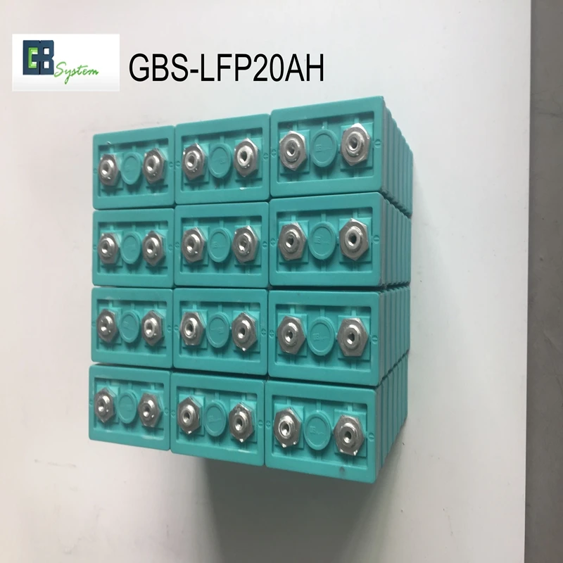 GBS 12V 20AH LIFEPO4 батарея для электрического велосипеда/ups/инструмента/косилки и т. д. GBS-LFP 20AH 3,2 V литиевые батареи с разъемом