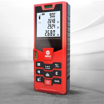 

Voice Broadcast Laser Range Finder 40/60/80M Digital Laser Range Finder Equipment Instrument Scale Construction Device Test Tool