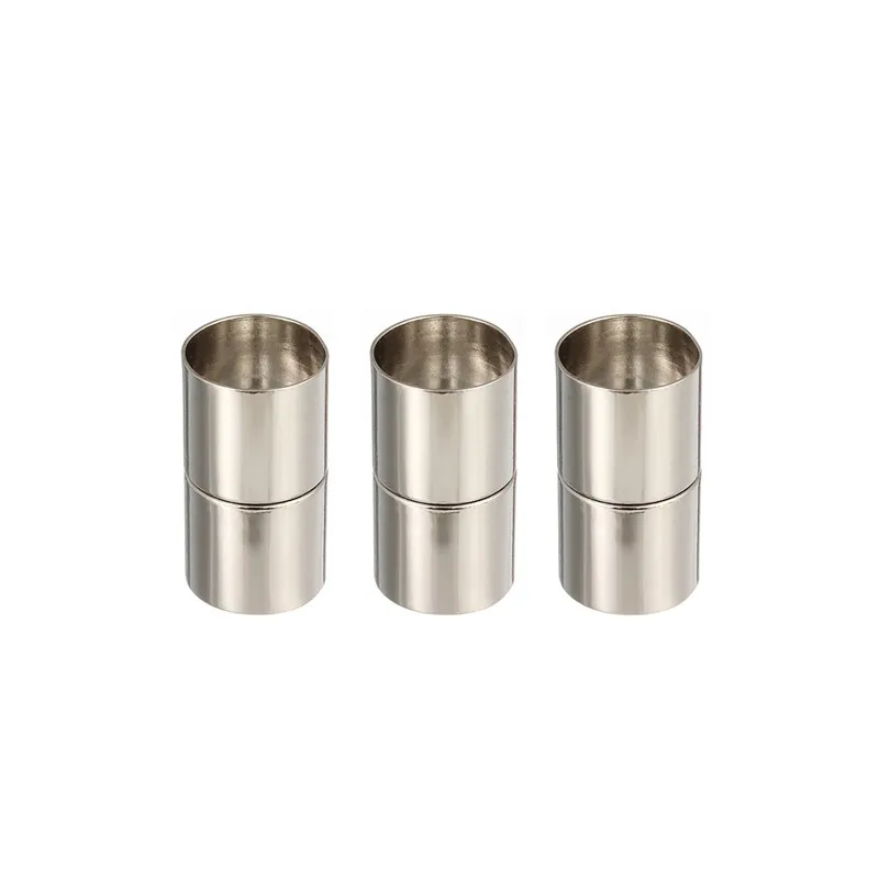 10pcs Gold Rhodium Color Strong Magnetic Clasps Fit 10mm 12mm Leather Cord Bracelet Connectors For DIY Jewelry Making Finding Jewelry Findings