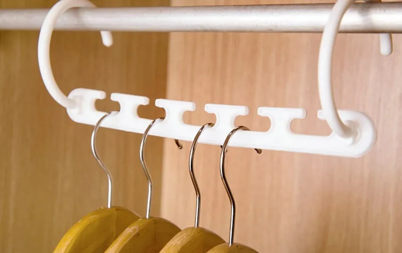 3D Экономия пространства вешалка Волшебная вешалка для одежды с крюком шкаф Органайзер