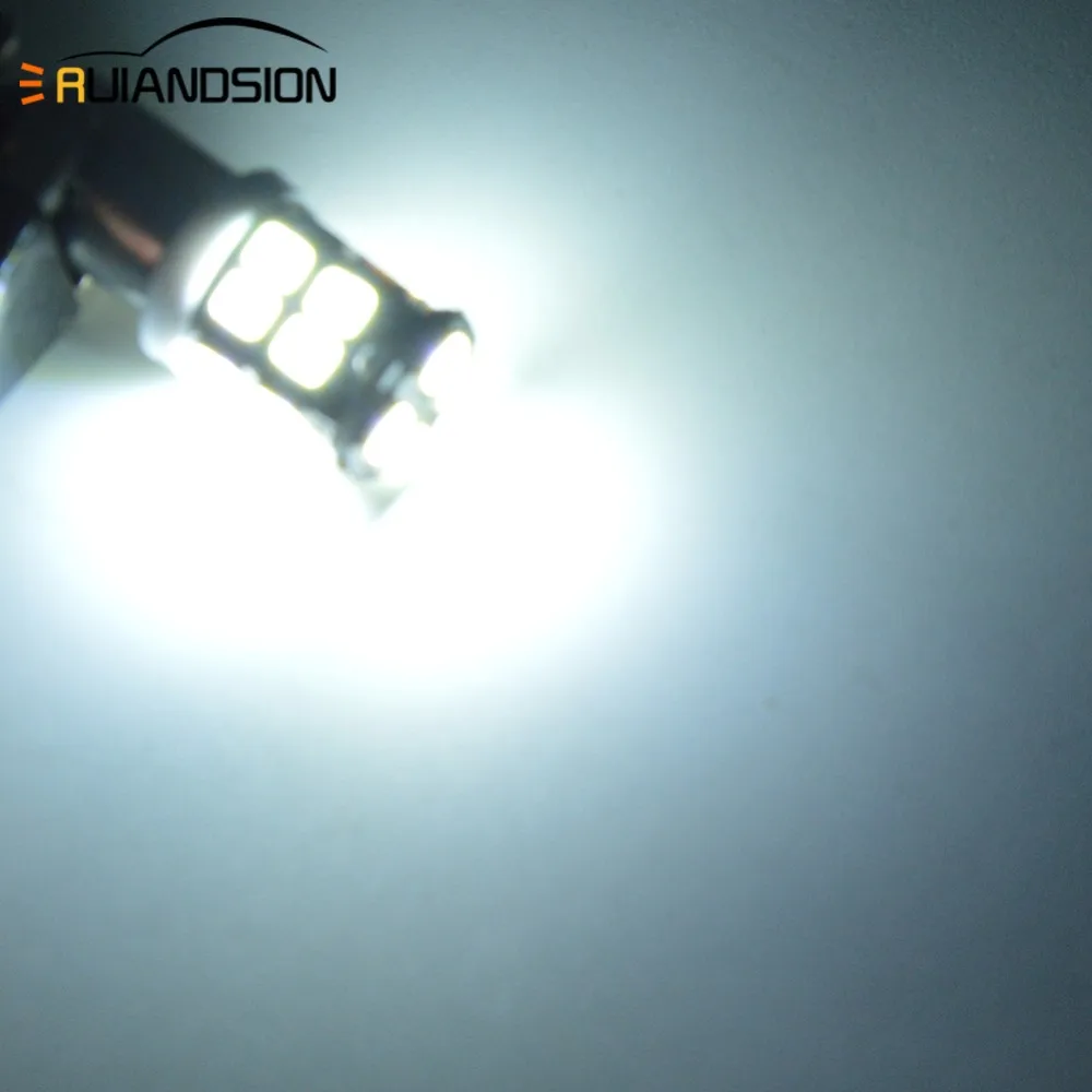 4x1 Вт BA9S BAX9S H21W BAY9s 20smd 2835 Светодиодный для автомобиля обратный номерные знаки для автомобиля огни номерного знака Лампа Белый Янтарный/желтый