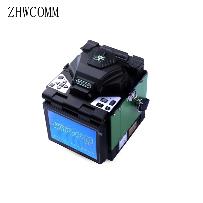 

ZHWCOMM T-208H Multi-language Digital Optical Fiber Fusion Splicer FTTH Fiber Optic Splicing Machine