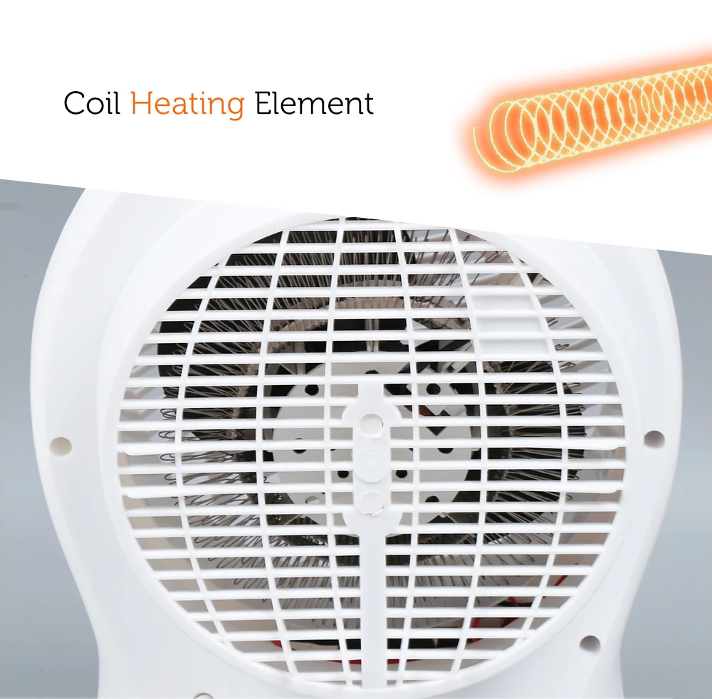 Household Fan Heater Two Heat Settings Warm Air Blower