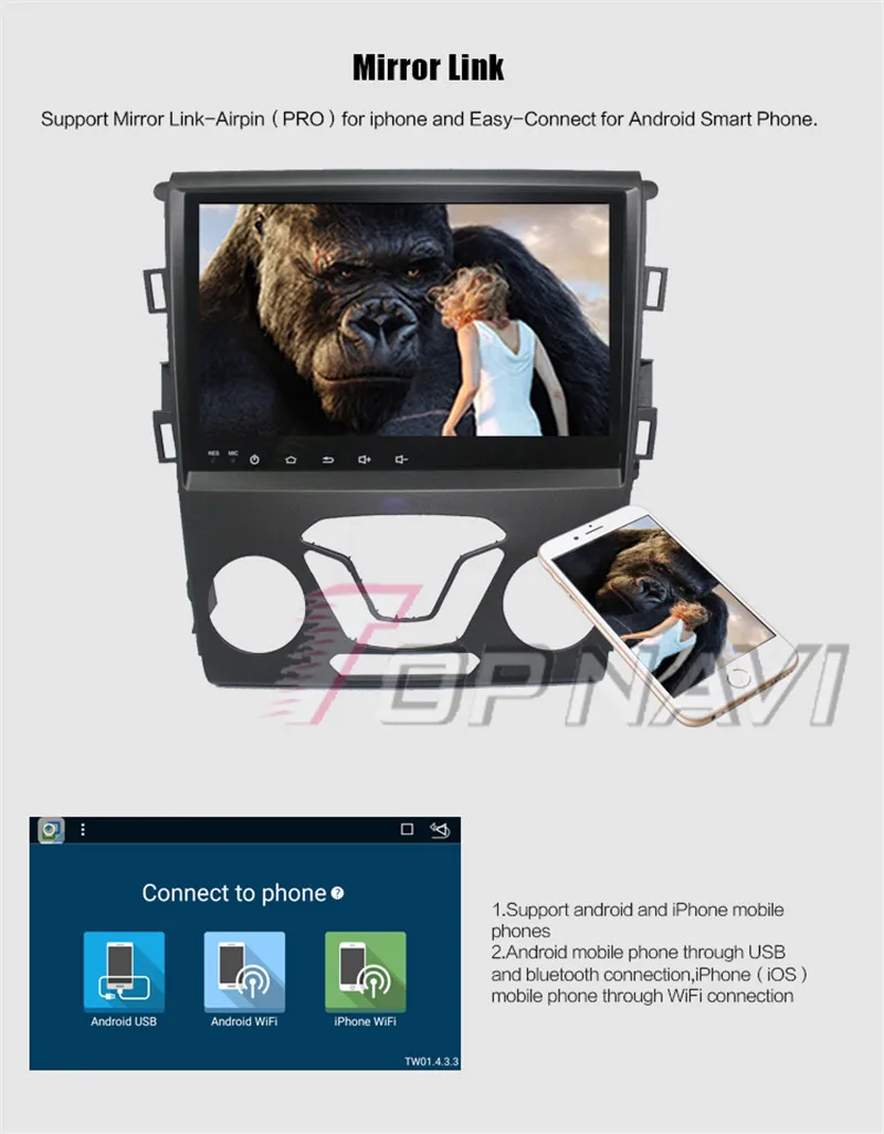 android car stereo For Ford Mondeo 2013