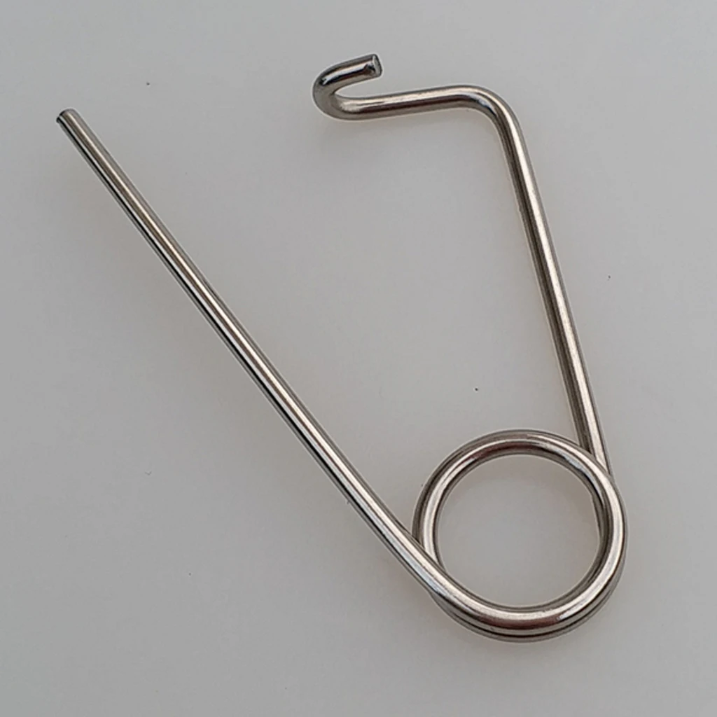 2pcs/Pack Stainless Steel Safety Pin Clip Heavy Hooks for Scuba Diving Kayak Boating Fishing Drifting Accessories