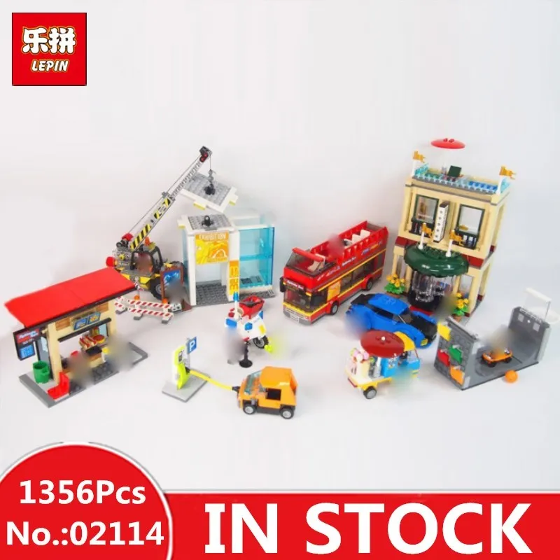 

H&HXY 02114 City Series Cat Toys Compatible The 60200 Capital City SetLepin Model Building Blocks Bricks Kits Toys DIY Gifts