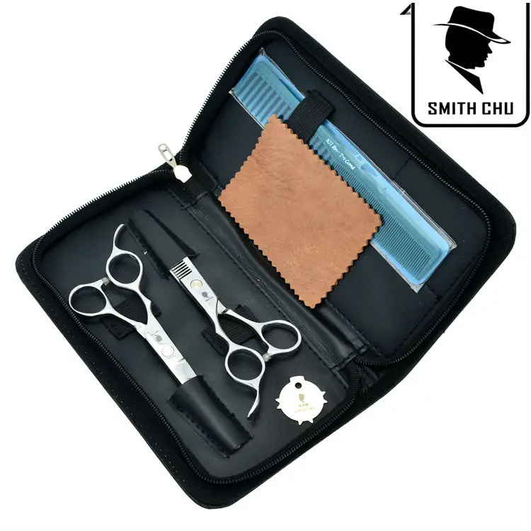 

6.0 Inch Smith Chu Salon Professional Left Hand Hair Shears Kit JP440C Barber Cutting Thinning Scissors Trimming Tijeras LZS0071