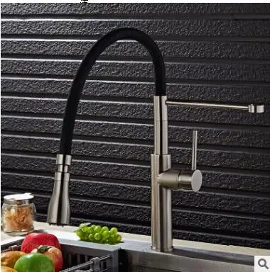 Творческий матовый кухонный кран горячей и холодной воды