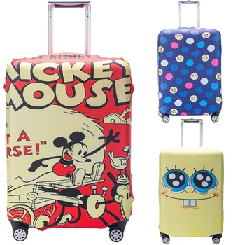

Cartoon Luggage Cover Travel Accessories 18-32 Inch Suitcase Elastic Protection Covers Trolley Baggage Dust Case Cover