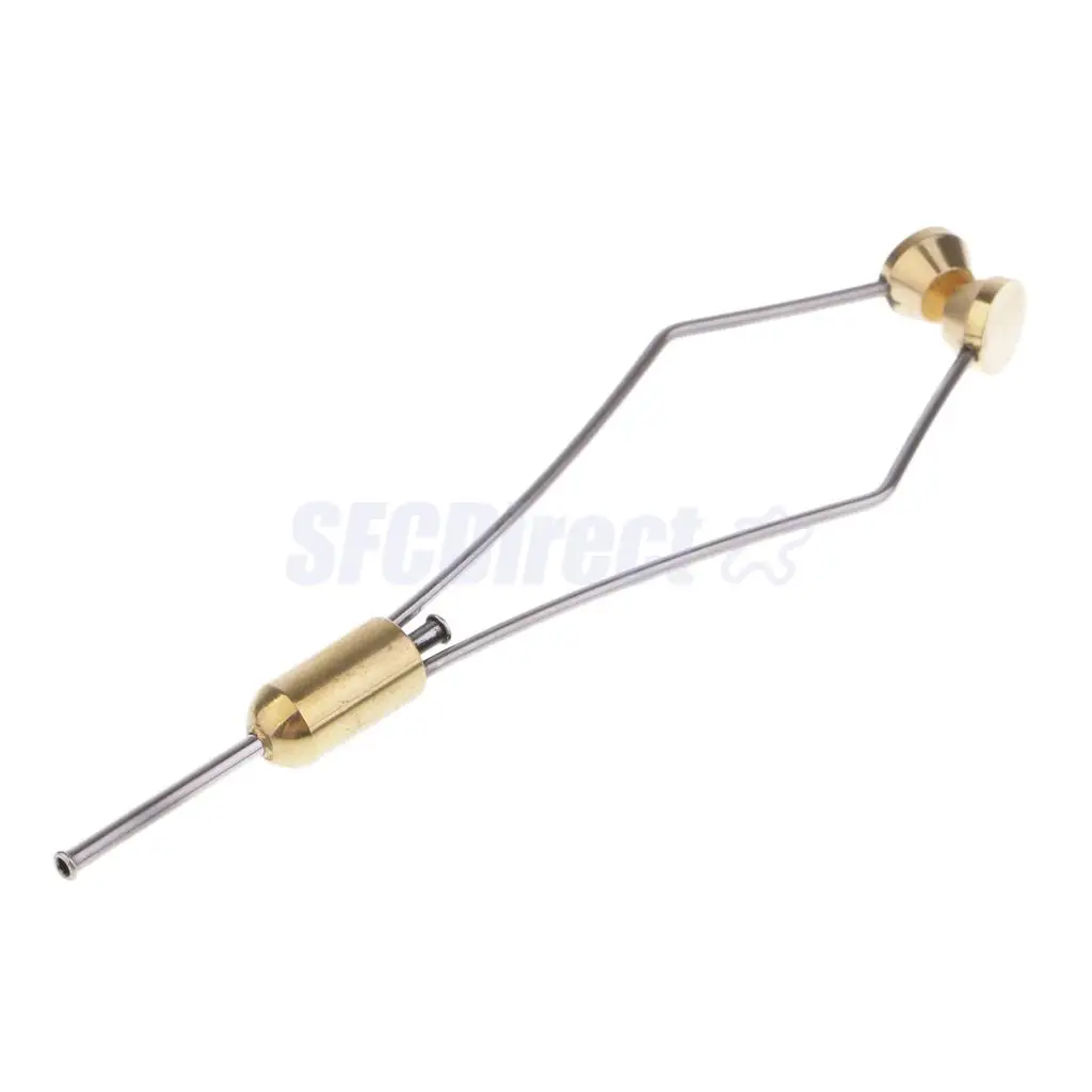 Fly Tying Stainless Steel and Brass Bobbin Holder, Fly Tying Tools, Materials