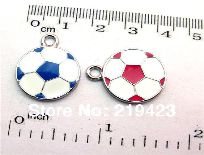 100pcs 19x19mm mix color Football DIY Hang Charms Pendands Jewelry accessories Fit cellphone 100pcs 19x19mm mix color Football DIY Hang Charms Pendands Jewelry accessories Fit cellphone