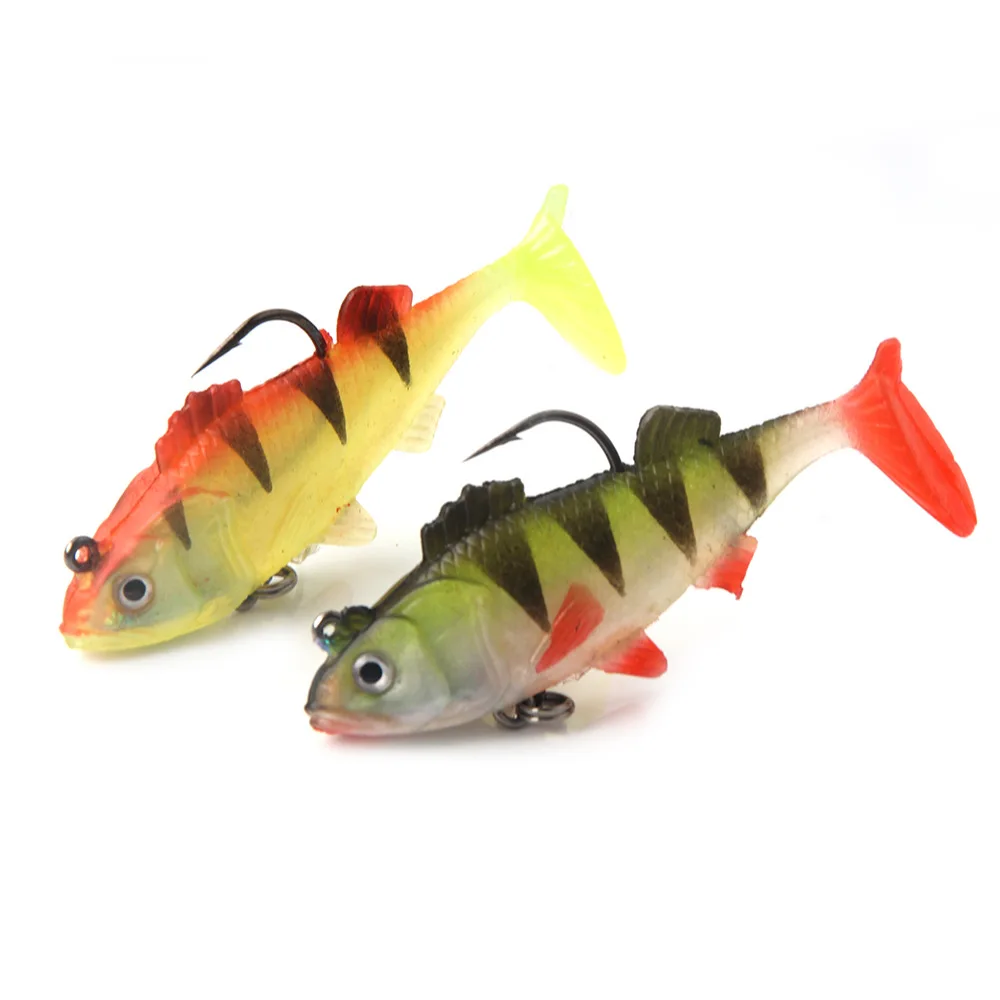 

6.5cm 10g Wobblers Pike Fishing Lures Artificial Leopard Double Color Artificial Soft Bait Trolling Pike Carp Fishing Tools Hot
