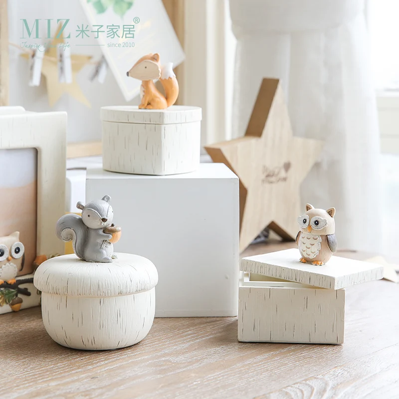 Miz 1 шт. коробка для хранения мультфильм организатор шкатулка Экологически чистая