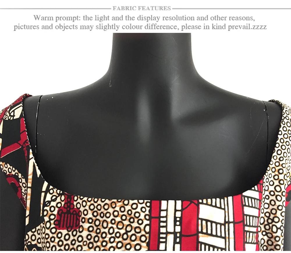 Afripride/модное платье в африканском стиле для женщин, сделанное на заказ, с принтом Анкары, без рукавов, длиной до щиколотки, вечерние, хлопковое платье A722575