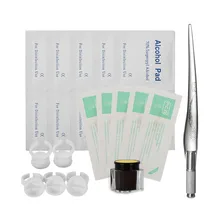 Новое высококачественное кольцо для микроблейдинга ручка для нанеения татуировки Макияж игла для татуировки бровей пигмент набор Maquiagem Прямая