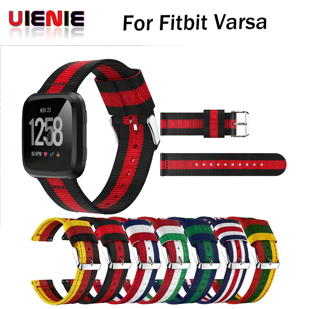 

Watch Band Nylon Sports Strap for Fitbit versa Adjustable Watchband Replacement Smartwatch Band Watch Straps New Arrival