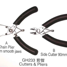 130 мм Jewelry Длинногубцы Гладкий Jaws 125 мм сбоку масло для Ювелирный инструмент и оборудование