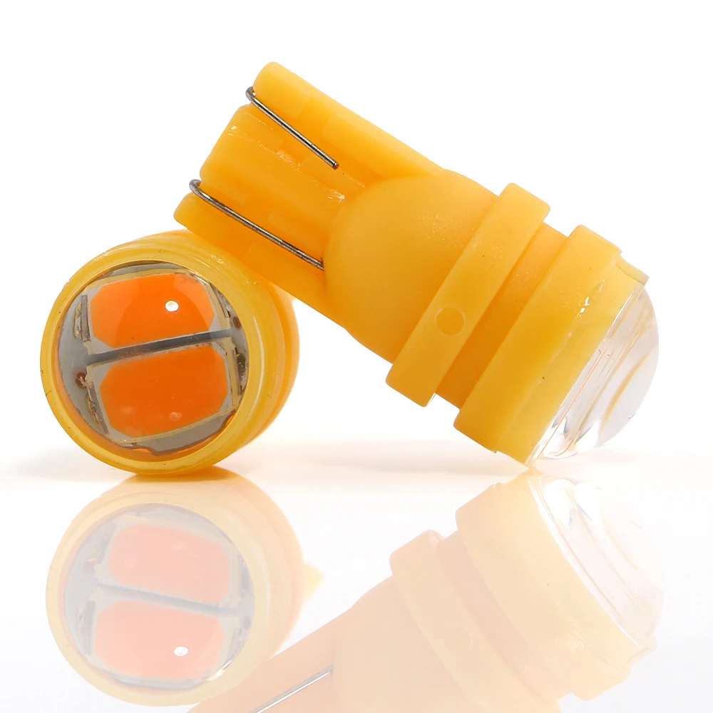500 шт. W5W светодиодный объектив 60LM T10 5630 2 SMD 8000 K светодиодный лампы Авто осветительная лампа сигнала поворота лампы резервного копирования парковка для автомобилей задние фонари
