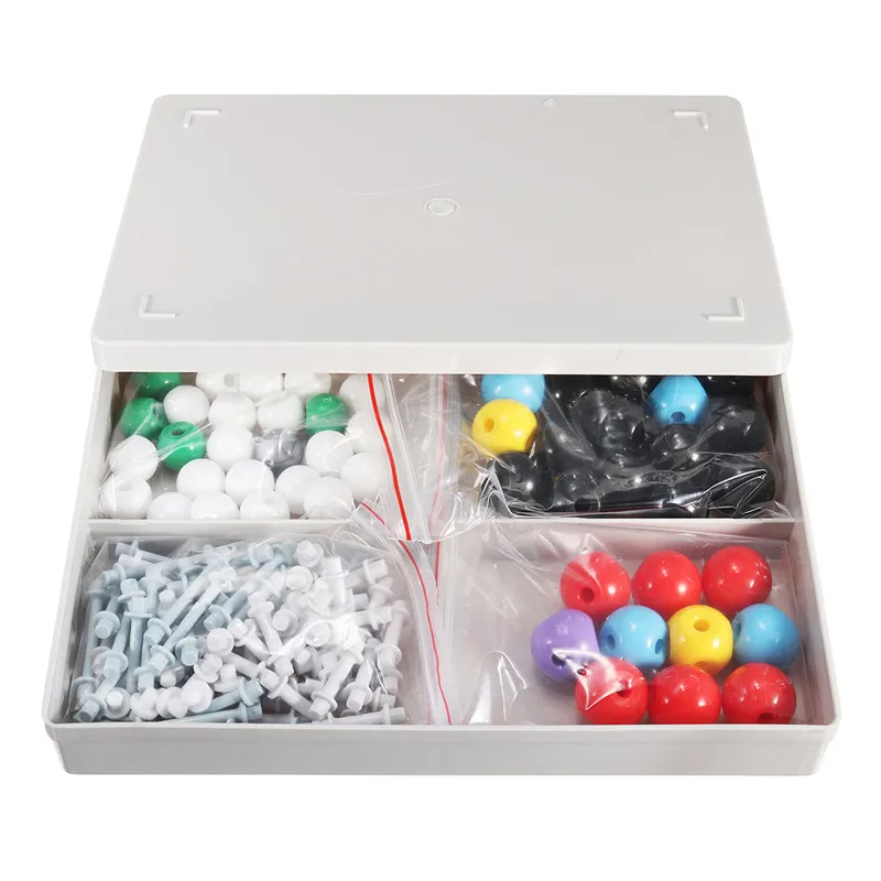 

KICUTE 141Pcs/Set XMM-006 Molecular Model Set Organic Chemistry Molecules Structure Model Kits For School Teaching Laboratory