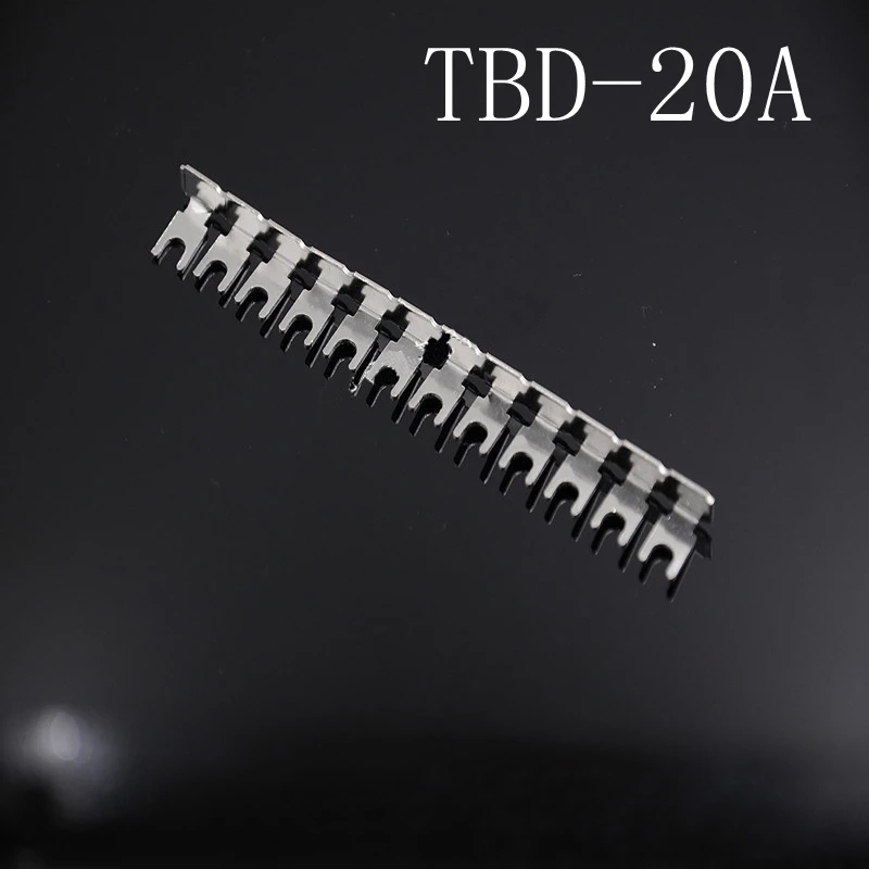 Terminal TBD20A bare short circuit board 12 digits 20A terminal strip