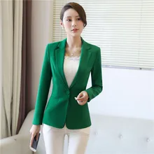 *#Best Price Women's Jacket Spring and Autumn Long Sleeve Top New Style One Button Office Ms. OL Slim Solid Color Professional Wear coat *#Best Price Women's Jacket Spring and Autumn Long Sleeve Top New Style One Button Office Ms. OL Slim Solid Color Professional Wear coat