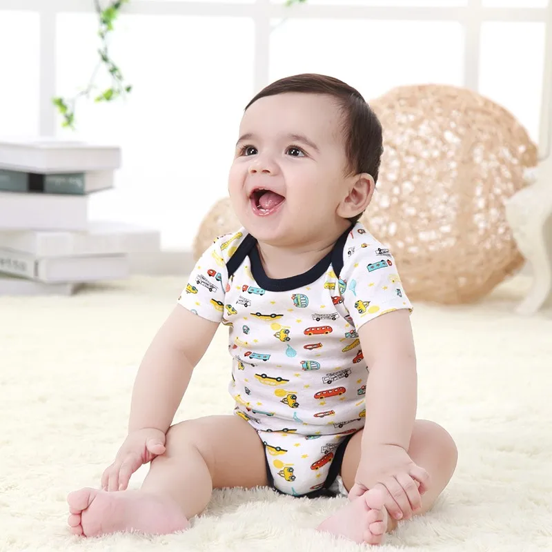 Roupas Infantil Retail One-Pieces Baby Bodysuit 0-12 M Red Cartoon Animal Baby Boy Clothes Pajamas Baby Clothing for Newborns (7)