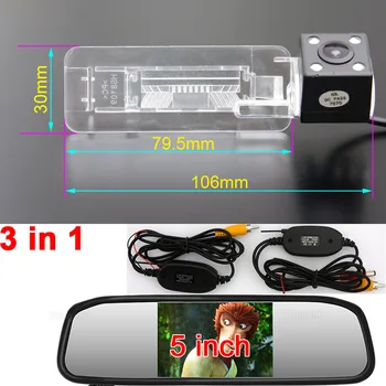 

For Mercedes Benz MB Smart Fortwo Smart ED Vehicle Back up Off Rear View Parking Wireless Kit Accessory Reverse Monitors Camera