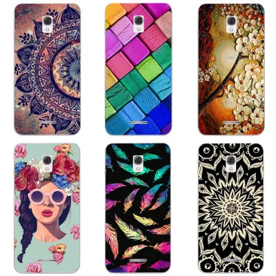 Окрашенный чехол для Alcatel One Touch Pop Star 3G OT5022 5022D 5 0 дюймов Мягкий силиконовый из ТПУ