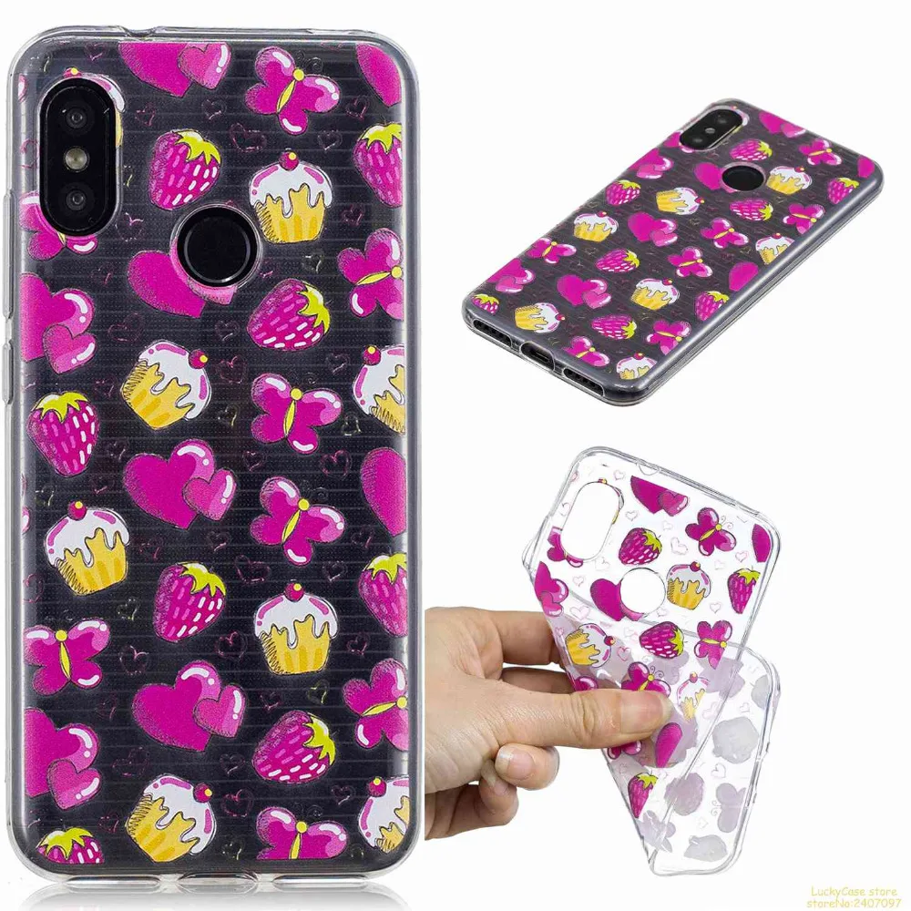 FGHGF для Xiaomi Redmi 6 PRO Дерево лист кошка бабочка цветок девушка панда Медведь лошадь