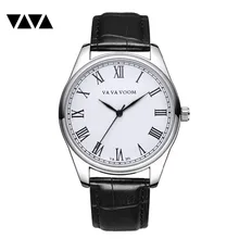 VA VA VOOM Newest Mens Watches Top Brand Luxury Watch Men Watch Waterproof Leather Roman Men's Watch Male Clock relojes VA-201 цена VA VA VOOM Newest Mens Watches Top Brand Luxury Watch Men Watch Waterproof Leather Roman Men's Watch Male Clock relojes VA-201 цены онлайн