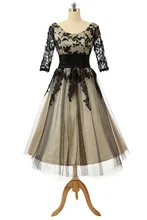 2017 Maß Qualität Lace up Homecoming Kleider A-linie Kurz Illusion Schwarze Spitze Tüll Ballkleider 7261056