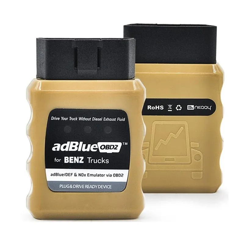 WOW CDP 2 шт./лот AdblueOBD2 Mercedes эмулятор Nox через Adblue OBD2 Поддержка Евро 4/5/6 для грузовиков MERCEDES эмулятор