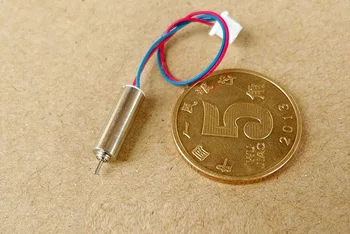 

50pcs/lot 4*12mm High Magnetic Coreless Motor 4.2-6V/75000RPM For Remote Control Aircraft